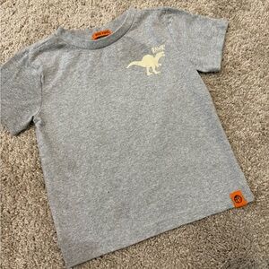 3T Free Planet Gray Dinosaur Kids T-Shirt